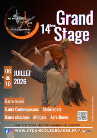 affichette stage ete 2026